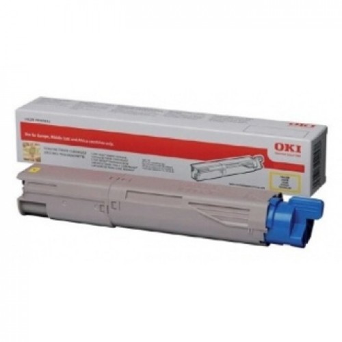 Toner OKI Amarelo 45862837 7300 Pág.