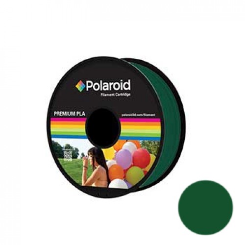 Filamento Universal PLA 1.75mm Polaroid 1Kg Verde Escuro