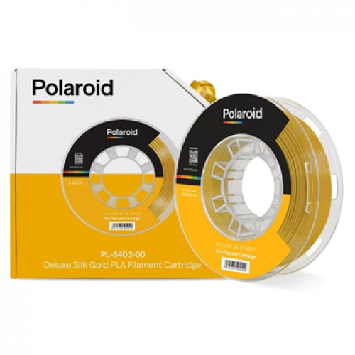 Filamento Universal Silk PLA 1.75mm Polaroid 250g Ouro