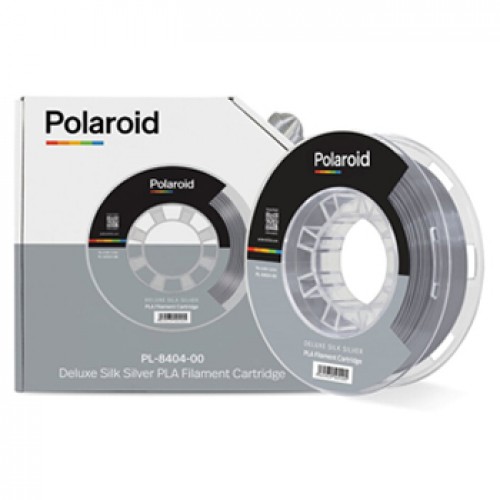 Filamento Universal Silk PLA 1.75mm Polaroid 250g Prata