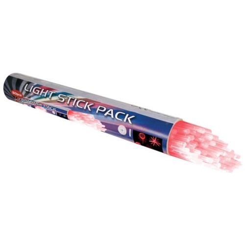 Bastão Luz 20cm Vermelho Pack 50un