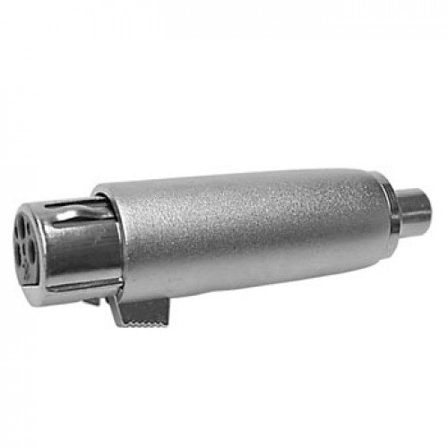 Adaptador XLR 3P Fêmea para RCA Fêmea