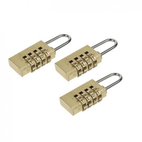 Cadeado com Código 20mm Pack 3un