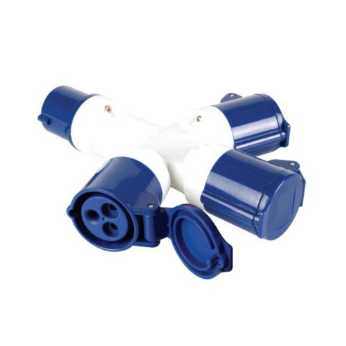 Tomada Tripla CEE (Uso Exterior)