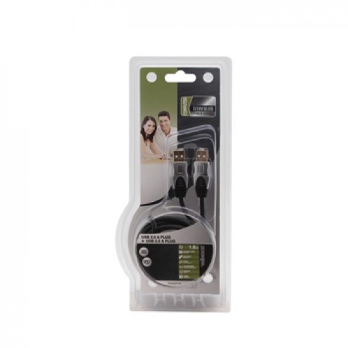 Cabo Profissional USB-A 2.0 Macho / Macho 1,8m