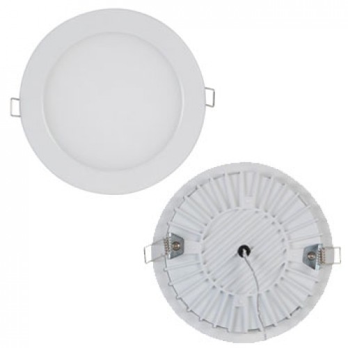 Luz de Teto de Encastrar LED 10W - Modelo Redondo Branco