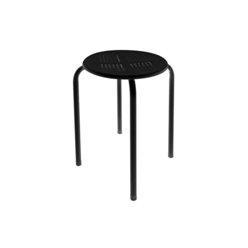 Banco Empilhável Preto 45x29cm
