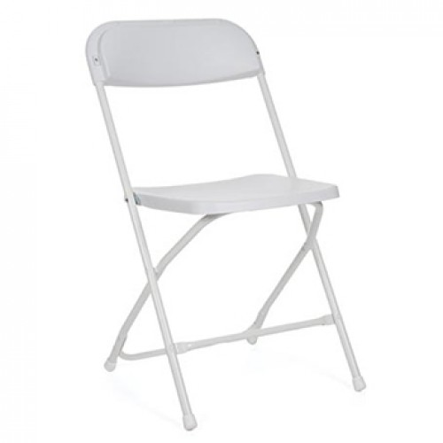 Cadeira Dobrável Plástica Branco
