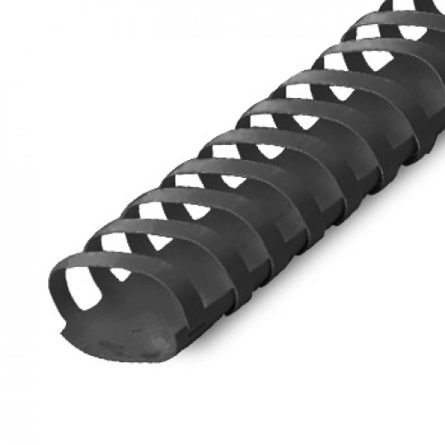 Argolas PVC Encadernar 51mm Ovais Preto 500 Folhas 50un