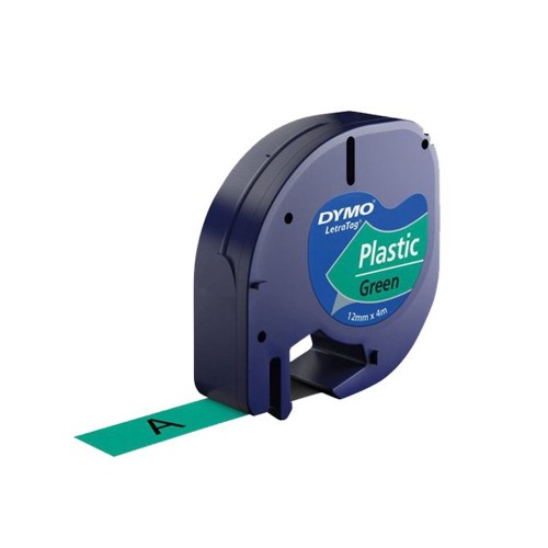 Fita 12mmx4m Plástico Preto/Verde (91204) S0721640