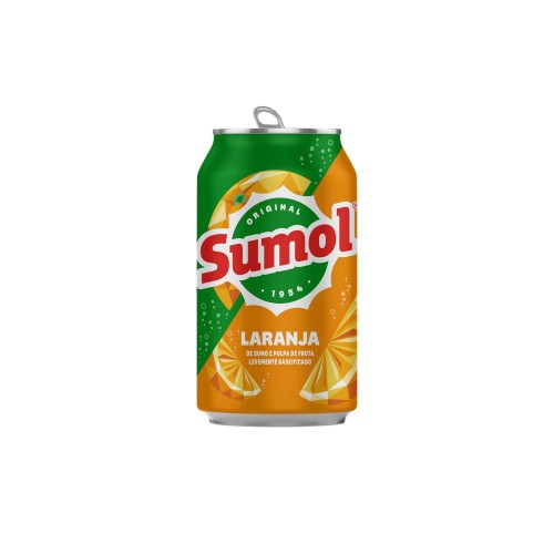 Refrigerante Com Gás Sumol Laranja Lata 330ml 1un