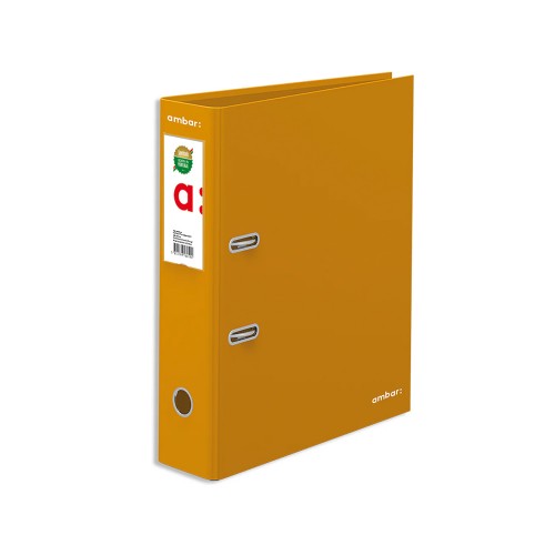 Pasta Arquivo L/L Ambar c/Rado Din Amarelo