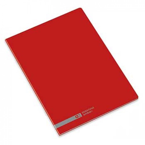 Caderno Agrafado A4 Quadric Ambar School Vermelho 48Fls 1un