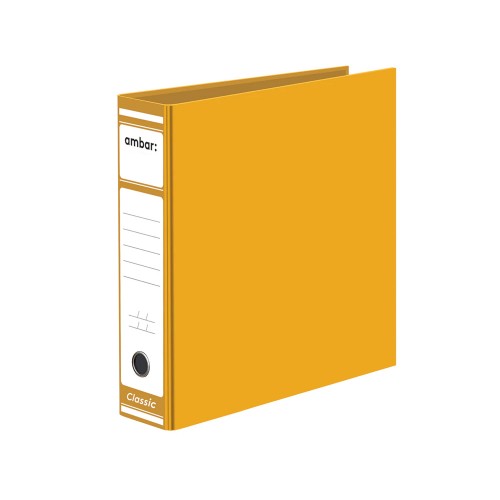 Pasta Arquivo L/L Ambar Comercial 310x290x80mm Amarelo