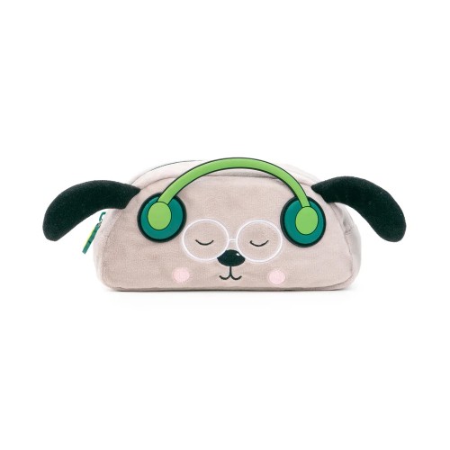 Estojo Retangular Ambar Dog Person Green Furry