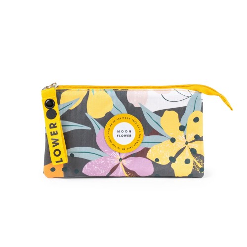 Estojo Triplo Retangular Ambar Lola Teen Moonflower