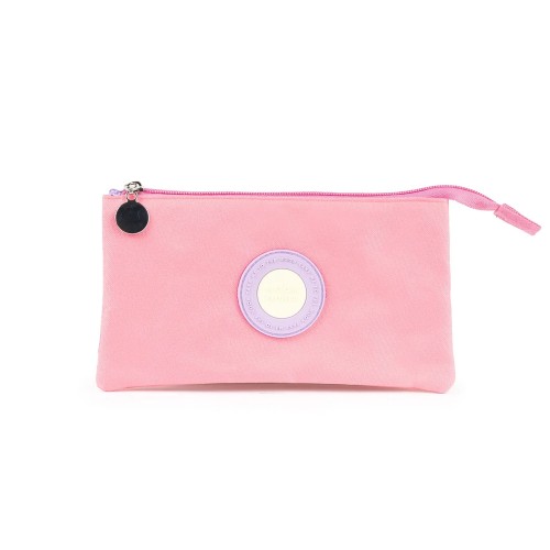 Estojo Triplo Retangular Ambar Pastel Campus Moonflower