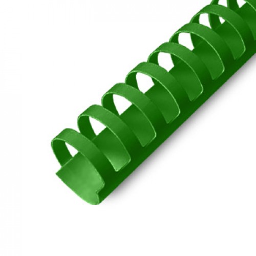 Argolas PVC Encadernar 18mm Verde 140 Folhas 100un