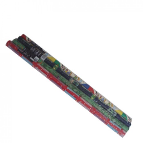 Papel Embrulho Fantasia Disney 70x200cm Pack 3+1 Rolos