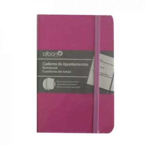 Bloco Notas Liso 14,2x9,6cm Rosa 96Fls