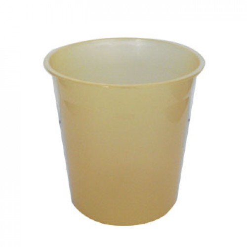Cesto 15L Plástico Amarelo Transparente