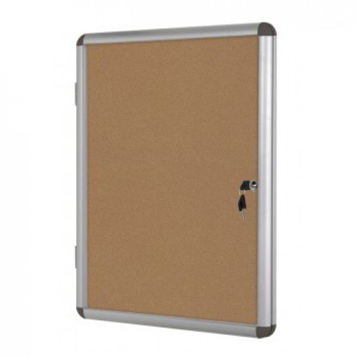Vitrine 720x674mm de Interior Oval Fundo Cortiça