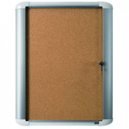 Vitrine 596x688mm de Exterior Oval Fundo Cortiça