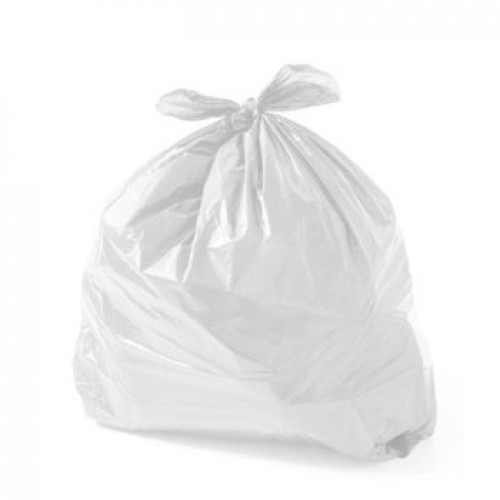 Sacos Lixo 050L 60x80cm 22my Branco 10un