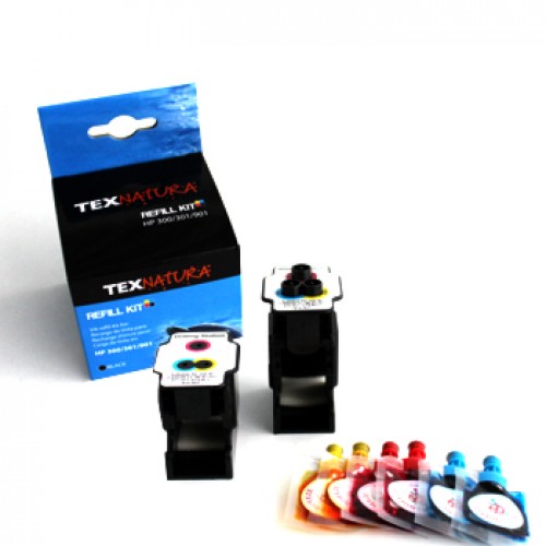 Refill Kit Compatível HP 342 / 343 / 344 / 351 3 Cores