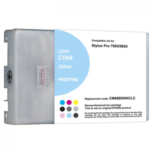 Tinteiro Compatível Epson T6032 Azul C13T603200 220ml