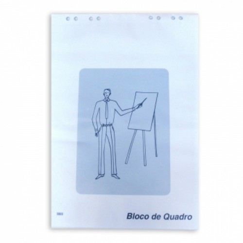 Bloco Papel Conferência 65x90cm 70g 50Fls