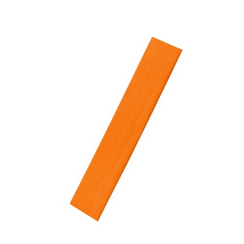 Papel Crepe Laranja Claro 50x250cm Rolo