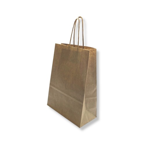 Saco 32x14x40cm Papel Kraft c/Asas 100gr 1un