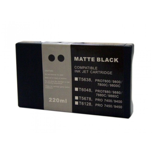 Tinteiro Compatível Epson T5678 Preto Matte C13T567800 220ml