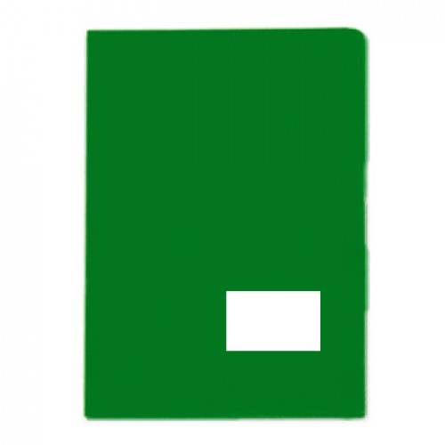 Classificador Plastico c/Bolsa int,Visor,Etiq Verde-1un