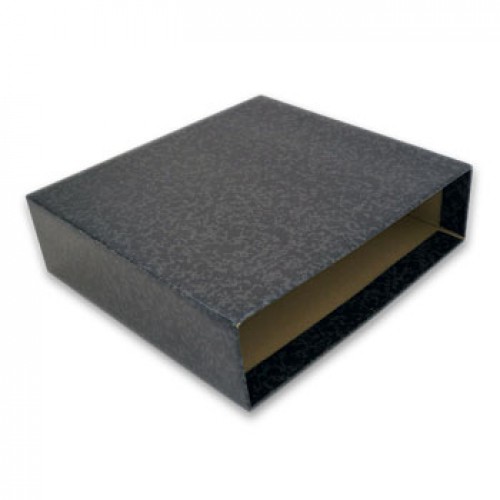 Caixa p/Pasta Arquivo L80 310x290 Marmoreado Preto