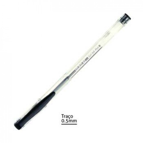 Esferográfica Gel Epene EP08-0011C Preto 0,5mm 1un