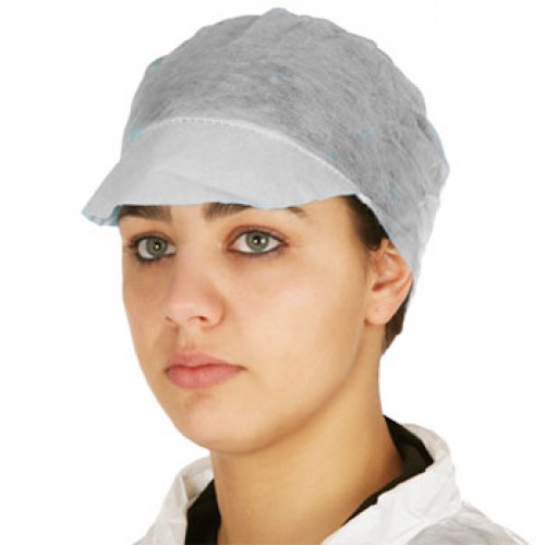 Toucas com Pala PP 40g Branco 100un