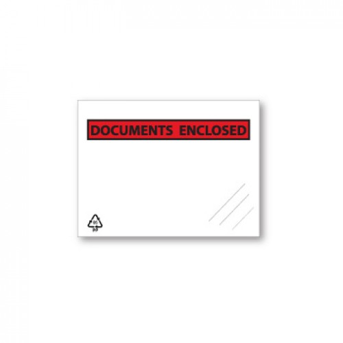 Envelopes Saco Packing List 175x132mm Branco 1000un