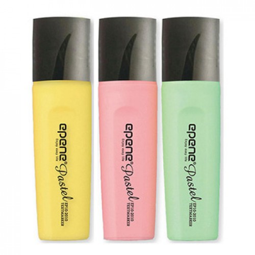 Marcador Fluorescente Epene Pastel 3 Cores 3un