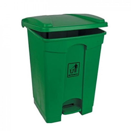 Contentor 45L Plástico c/Pedal Verde