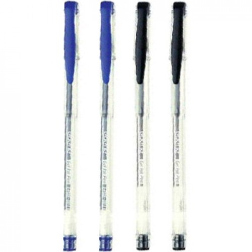Esferográfica Gel Epene EP08-0011C Preto e Azul 0,5mm 2+2un