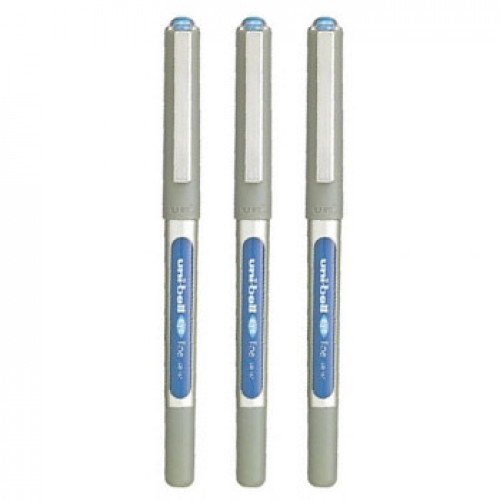 Marcador Roller Uniball Eye Fine UB157 0,7mm Azul 3un
