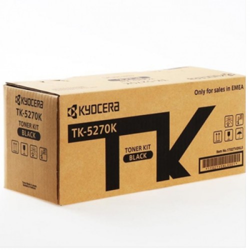 Toner Kyocera TK-5270K Preto 1T02TV0NL0 8000 Pág.