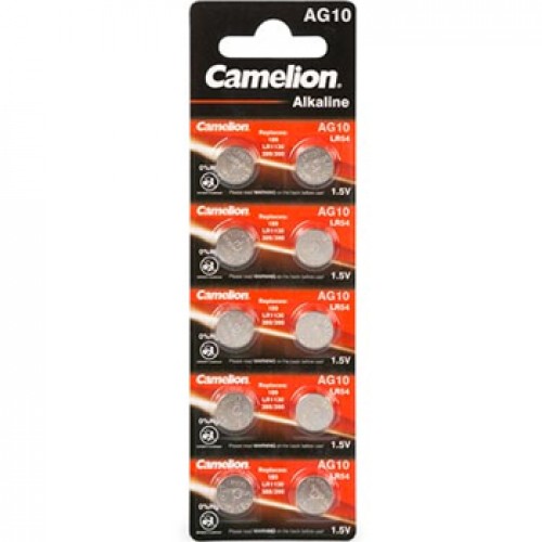 Pilhas LR1130/AG10 1.5V-68mAh Relógios 10un