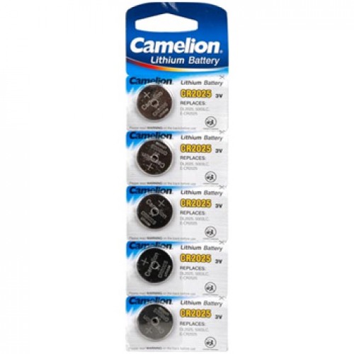 Pilhas CR2025 Lithium 3V 170mAh 5un