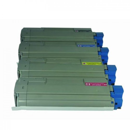 Toner Compatível para OKI C5800/C5900 Amarelo 6000 Pág.