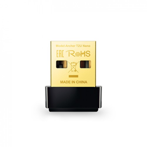 Adaptador USB-A Wireless AC600 Archer T2U Nano