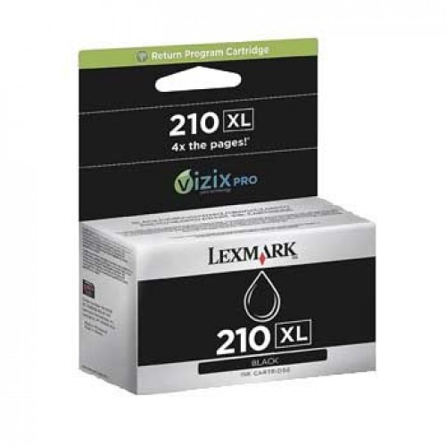 Tinteiro LEXMARK Retorno 210XL Preto 14L0174E 2500 Pág.