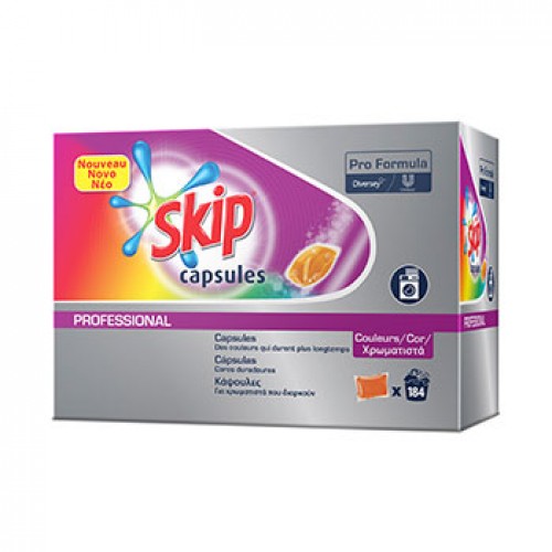 Detergente Cápsulas Máquina Roupa Skip Pro Color 184un